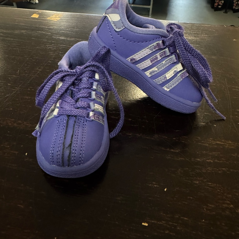 K-Swiss Purple/Camo Sneakers